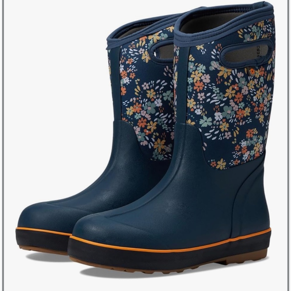 BOGS Insulated Floral Patterned Rain Boots